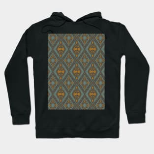 Ikat style geometric print Hoodie